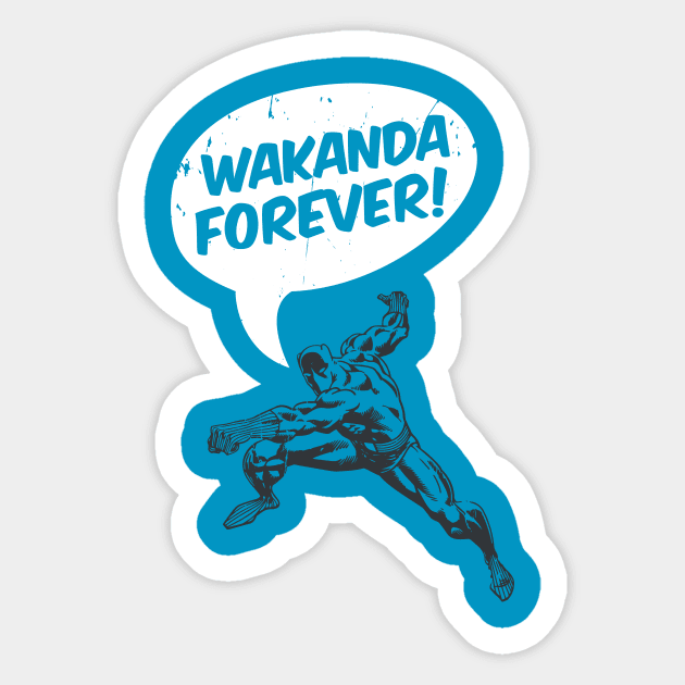 Wakanda Forever Sticker by MTRNetwork